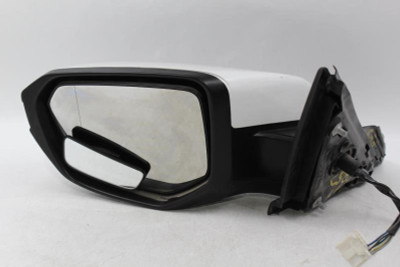Left Driver Side White Door Mirror Power Fits 2016-2019 HONDA CIVIC OEM #20930 high resolution2