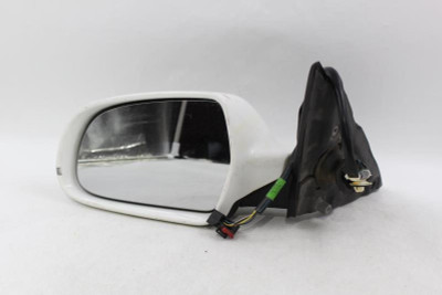 Left Driver Side White Door Mirror Power Sedan Fits 2010-2016 AUDI A4 OEM #18972 high resolution2