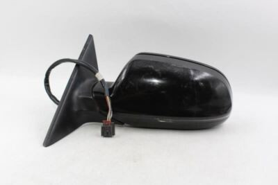Left Driver Side Black Door Mirror Power Sedan Fits 2010-2016 AUDI A4 OEM #18693 021053