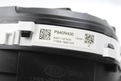 Speedometer 51K Miles 3.50'' Display Screen Fits 2019-2020 KIA FORTE OEM #23160 94011-M7430 high resolution2