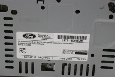 Audio Equipment Radio Fits 2020 FORD FUSION OEM #23195 LS7T-18D818-ZC high resolution2