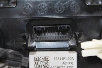 Temperature Control Manual Fits 2017-2019 SUBARU IMPREZA OEM #21818 72311FL50A