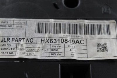 Speedometer Cluster 88K Analog Display MPH Fits 2016-2017 JAGUAR XF OEM #19868 HX6310849AC high resolution2