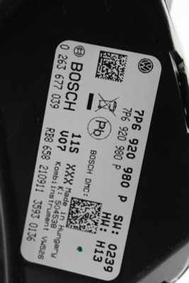 Speedometer Cluster 34K Miles 180 MPH 2011-2012 VOLKSWAGEN TOUAREG OEM #14510 7P6920980P high resolution2