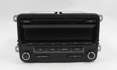 Audio Equipment Radio Receiver Am-fm-single-cd 2012-16 VOLKSWAGEN PASSAT #15071 1K0035164D high resolution2
