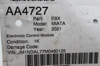 MIATA     2021 Engine ECM 12913 PX4318881 high resolution2