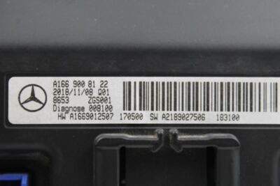 Info-GPS-TV Screen 166 Type Suv VIN D Dash Fits 16-19 MERCEDES GLE-CLASS 12806 A1669008122