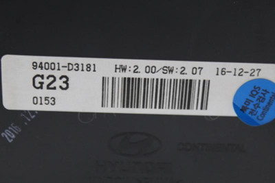 Speedometer Cluster 58K Miles US Market MPH 2016-2017 HYUNDAI TUCSON OEM #11933 94001-D3181 high resolution2