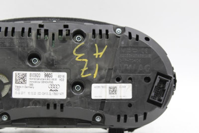Speedometer Convertible MPH 2015-2018 AUDI A3 OEM #13558 high resolution2