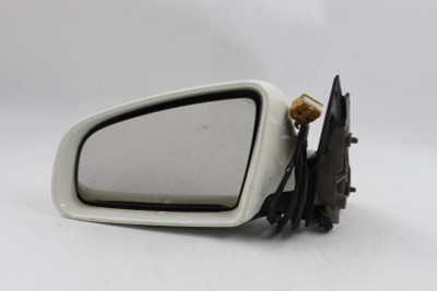 Left Driver Side White Door Mirror Power Painted 2002-2008 AUDI A4 OEM #13254 010681 high resolution2