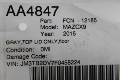 Console Front Floor Fits 13-15 MAZDA CX-9 12979 high resolution2