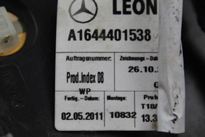 Console Front 2011 MERCEDES-BENZ ML350 OEM #13004 A16487030261, A1644401538 high resolution2