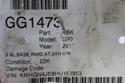 G80       2017 Anti-Lock Brake Part 13506 58920-B1110 high resolution2