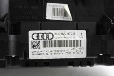 Speedometer Cluster MPH Multifunction Indicator 73K Miles 2015-17 AUDI Q3 #12366 8U0920970B high resolution2