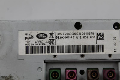 Info-GPS-TV Screen Display Screen 2012 JAGUAR XF OEM #13014 5612052067, CX2314F667AJ high resolution2