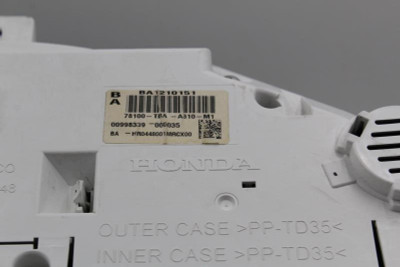 Speedometer Cluster US Market Coupe Fits 16-18 HONDA CIVIC OEM #10765 high resolution2