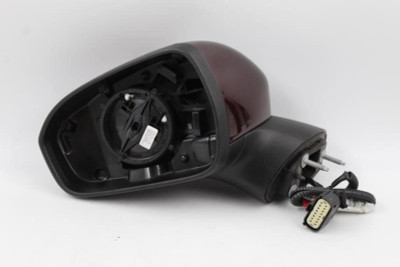 Left Burgundy Driver Side View Mirror Power 2018 FORD FUSION OEM #10665 FS73-17683-AB5 high resolution2