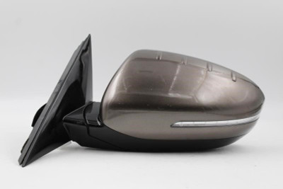 Left Gray Driver Side View Mirror Power Folding Memory 14-16 KIA CADENZA #8960 027503 high resolution2