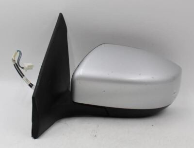 Left Driver Side Silver 3 Wire Door Mirror Power 2013-15 NISSAN SENTRA OEM #8127 026803