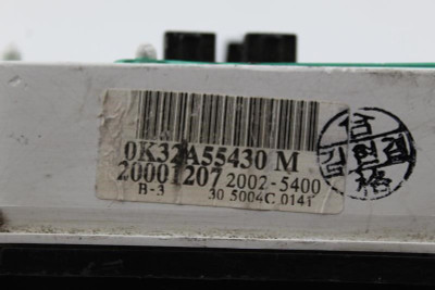 Speedometer Cluster US Market MPH Sedan 2000-2002 KIA RIO OEM #8159 0K32A55430 high resolution2