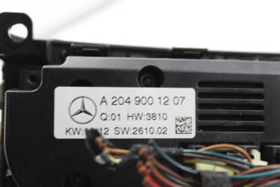 Temperature Control 218 Type C300 Front 2012-2016 MERCEDES C-CLASS OEM #10203 A2049001207 high resolution2