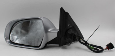 Left Driver Side Silver Door Mirror Painted Power Sedan 2010-16 AUDI A4 OEM 6111 high resolution2