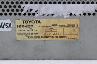 Audio Equipment Radio Amplifier 1998-2005 LEXUS GS300 OEM #7397 86280-30371 high resolution2