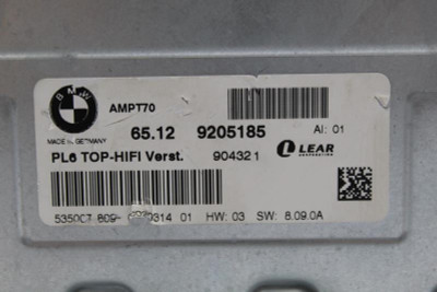 2007-2014 BMW 750I 740I 750LI 740LI AUDIO RADIO LEAF TOP HIFI AMPLIFIER OEM 7302 65129205185 high resolution2 2007-2014 BMW 750I 740I 750LI 740LI AUDIO RADIO LEAF TOP HIFI AMPLIFIER OEM 7302 65129205185 high resolution2