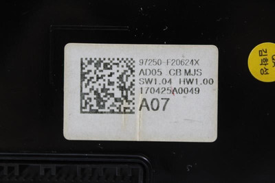 Temperature Control Sedan Manual 2017-2018 HYUNDAI ELANTRA OEM #7350 97250-F20624X high resolution2