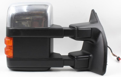 Right Passenger Side View Mirror Power Dual Arms 2008 FORD F250SD PICKUP #4780 high resolution2