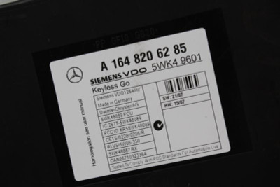 Chassis ECM 164 Type Multiplex Network Fits 09-11 MERCEDES ML-CLASS 5281 A1648206285 high resolution2