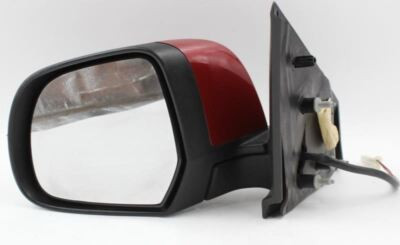 Left Red 3 Wire Driver Side View Mirror Manual Sedan 12-14 NISSAN VERSA #4986