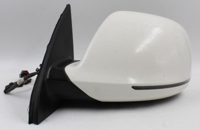 Left White Driver Side View Mirror Power QQ1 Opt 6XL Fits 07-09 AUDI Q7 #4774 4L1857409C high resolution2