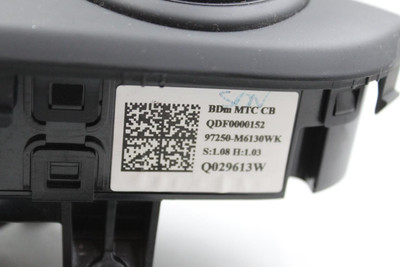 Temperature Control Sedan Manual Fits 2019-2021 KIA FORTE OEM #34998 97250-M6130WK high resolution2