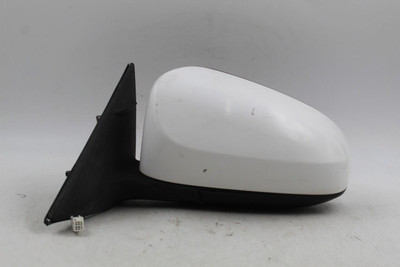 Left Driver Side White Door Mirror Power Fits 2012-2014 TOYOTA CAMRY OEM #34534