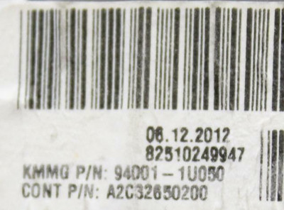 12 13 (2012-2013) KIA SORENTO 80K INSTRUMENT CLUSTER GAUGE SPEEDOMETER 2.4L OEM 94001-1U050 high resolution2