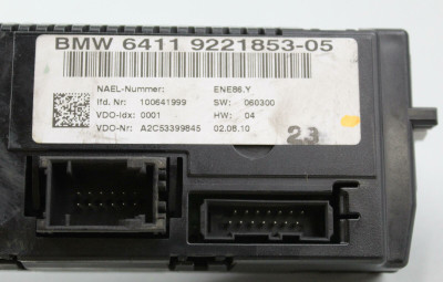 10 11 12 13 BMW 328I 335I 323I AC HEATER TEMPERATURE CLIMATE CONTROL PANEL OEM A2C53399845 high resolution2