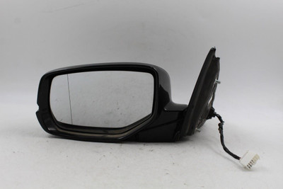 Left Black Driver Side View Mirror Power Body Colored Sedan 2013-17 ACCORD 34541 76250-T2G-A212-M6 high resolution2