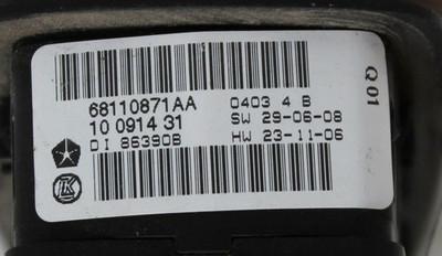 12 13 14 15 16 CHRYSLER TOWN COUNTRY LEFT DRIVER SIDE MASTER WINDOW SWITCH OEM 68110871AA