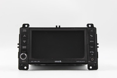 Audio Am Fm Radio Receiver DISPLAY SCREEN  ID 2013 DODGE DURANGO OEM #3077 high resolution2