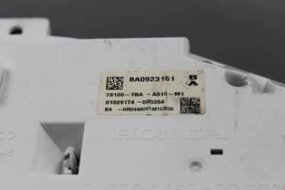 Speedometer Cluster US Market Sedan Fits 16-18 CIVIC 908 78100-TBA-A310-M1