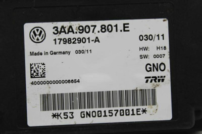 Chassis ECM Electric Parking Brake 2012-2017 VOLKSWAGEN CC 3AA907801 OEM  #84 high resolution2