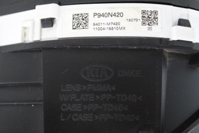 2019 2020 KIA FORTE INSTRUMENT CLUSTER GAUGE SPEEDOMETER OEM 94011-M7420 high resolution2