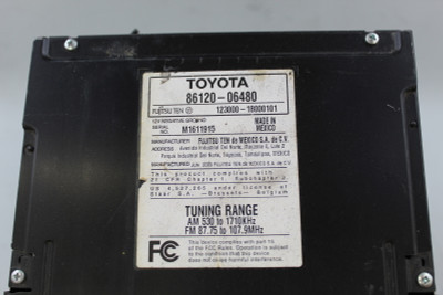 10 11 TOYOTA CAMRY AM/FM RADIO CD PLAYER RECEIVER 86120-06480 OEM high resolution2 10 11 TOYOTA CAMRY AM/FM RADIO CD PLAYER RECEIVER 86120-06480 OEM high resolution2