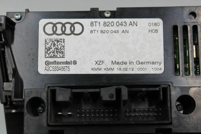 Temperature Control Sedan Single Zone Fits 09-12 AUDI A4 282 8T1820043AN high resolution2