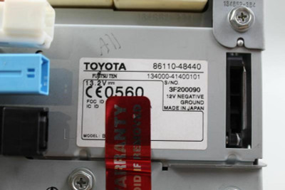 Info-GPS-TV Screen Display Screen Dash Navigation 2007 LEXUS RX400H EOM #1765 86110-48440 high resolution2