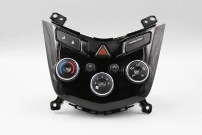 Temperature Climate Control Black Face Plate Opt Vmc 15-16 CHEVY SONIC OEM #1702 42365638