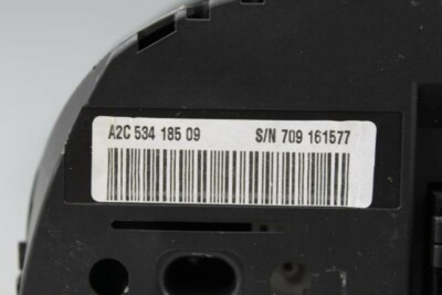 Speedometer Convertible MPH I RWD Standard Cruise Fits 09-12 BMW 335i 764 9242370-01
