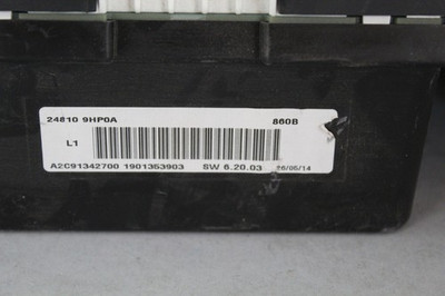 13 14 15 NISSAN ALTIMA INSTRUMENT CLUSTER GAUGE SPEEDOMETER 24810-9HP0A OEM