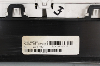 05 06 07 NISSAN PATHFINDER INSTRUMENT CLUSTER GAUGE SPEEDOMETER 24810-EA602 OEM high resolution2